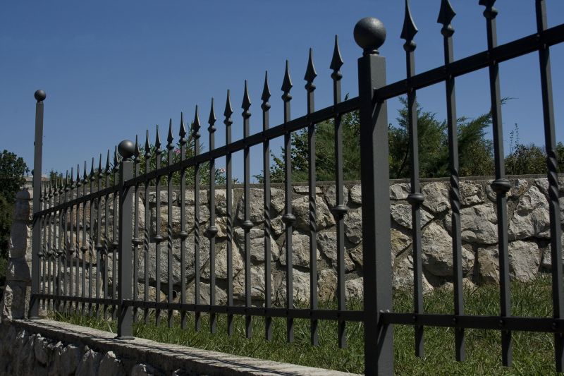 Custom Iron Fence Installation