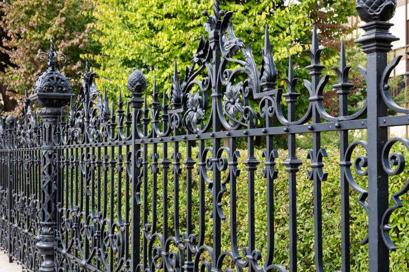 Elegant Iron Fence